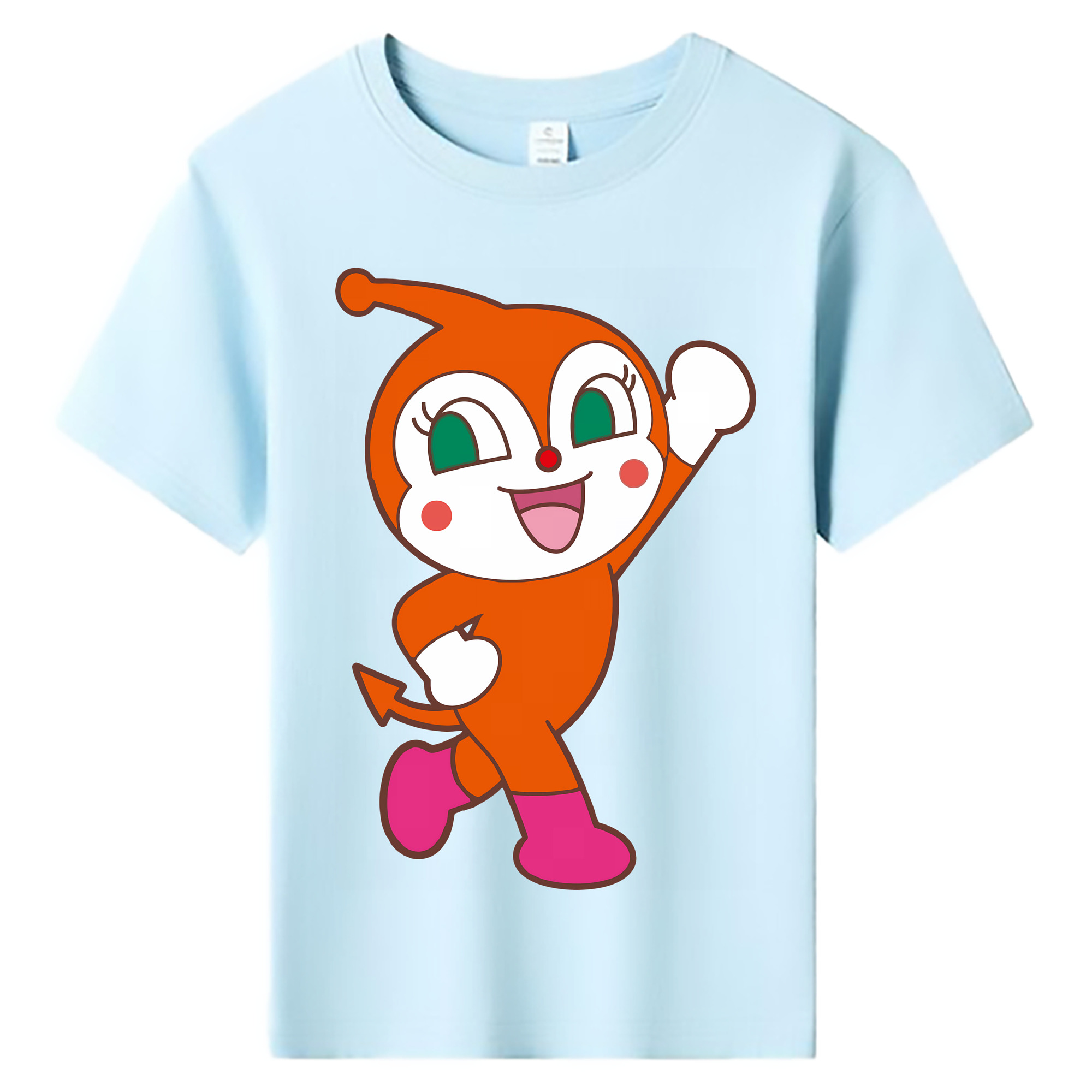（画像用） アンパンマン Anpanman 綿100％キッズTシャツ（フロントプリント）
